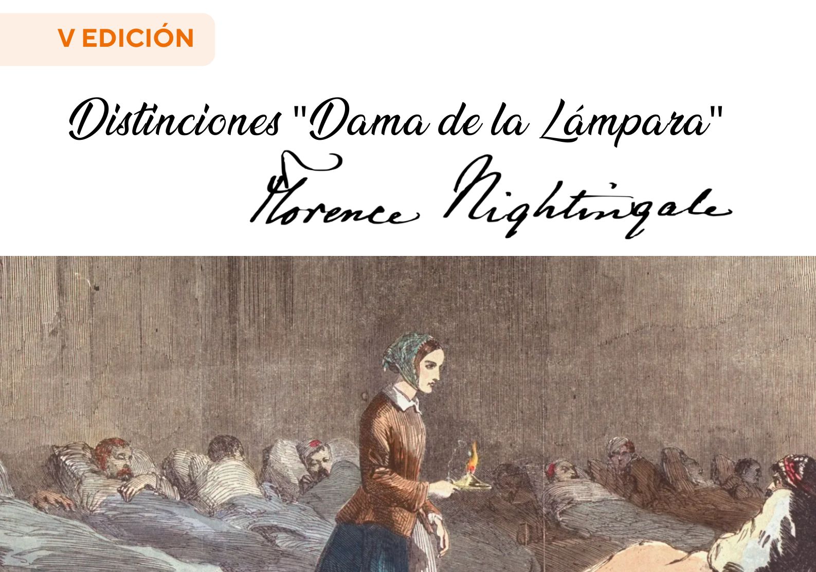 V EDICIÓN DE LAS DISTINCIONES "DAMA DE LA  LÁMPARA" FLORENCE NIGHTINGALE