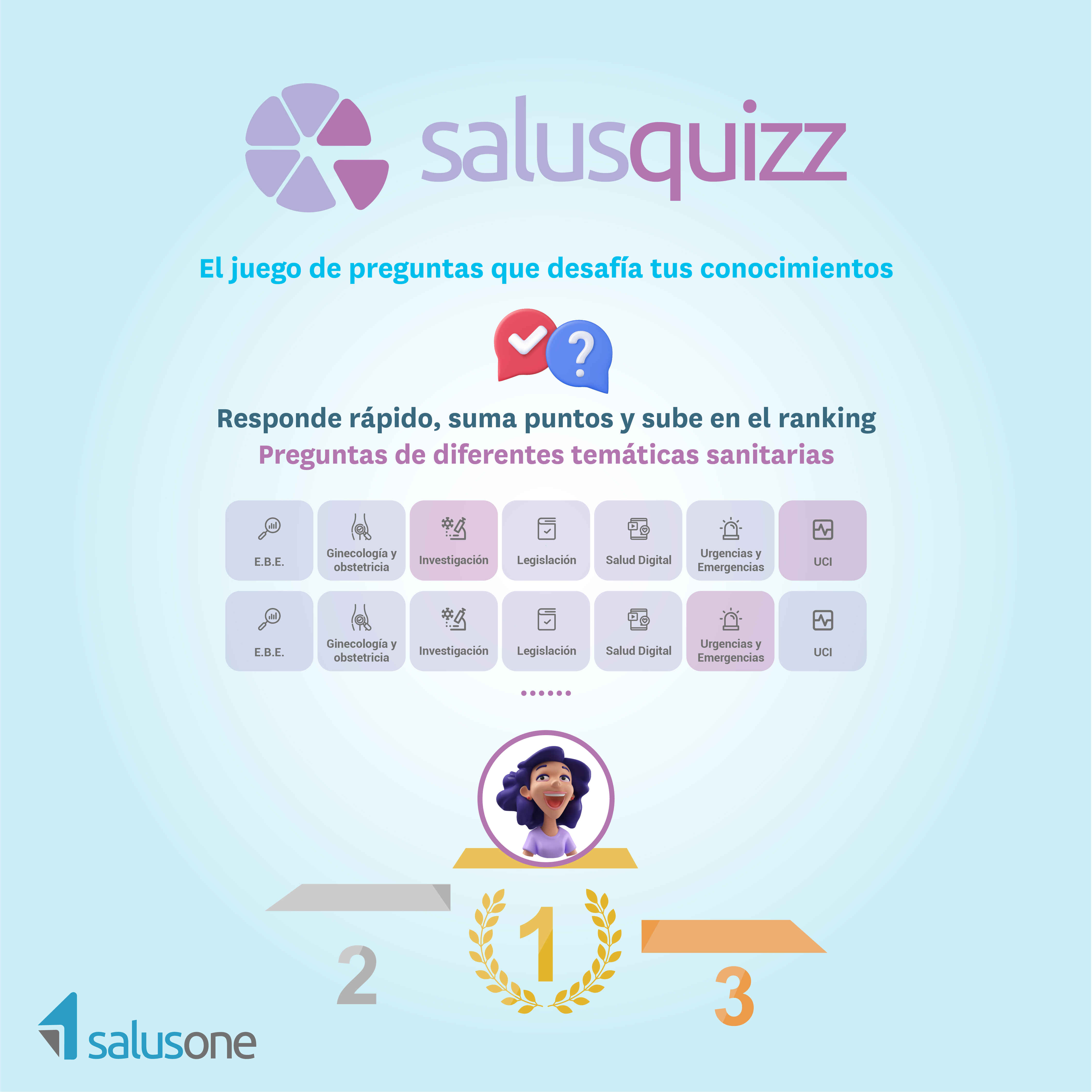 SALUSONE: LANZA UNA NUEVA FUNCIONALIDAD PARA HACER EL APRENDIZAJE MÁS DINÁMICO Y ENTRETENIDO.