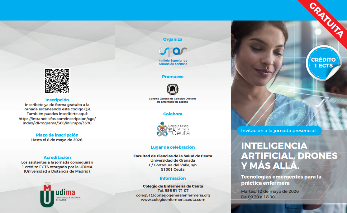 INVITACION JORNADA PRESENCIAL GRATUITA "INTELIGENCIA ARTIFICIAL, DRONES Y MÁS ALLÁ"