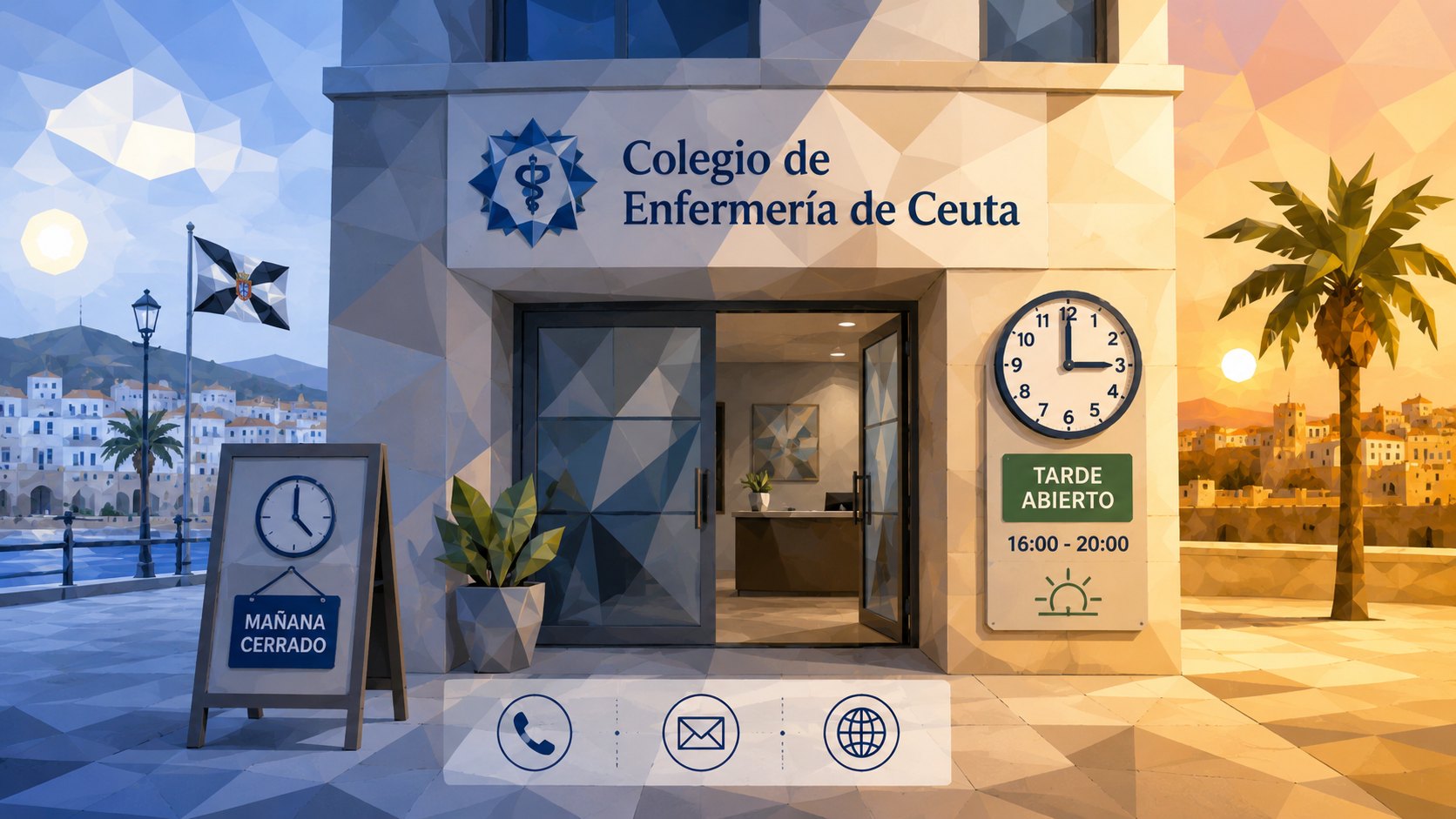 El Colegio de Enfermería de Ceuta permanecerá cerrado la mañana del 11 de septiembre