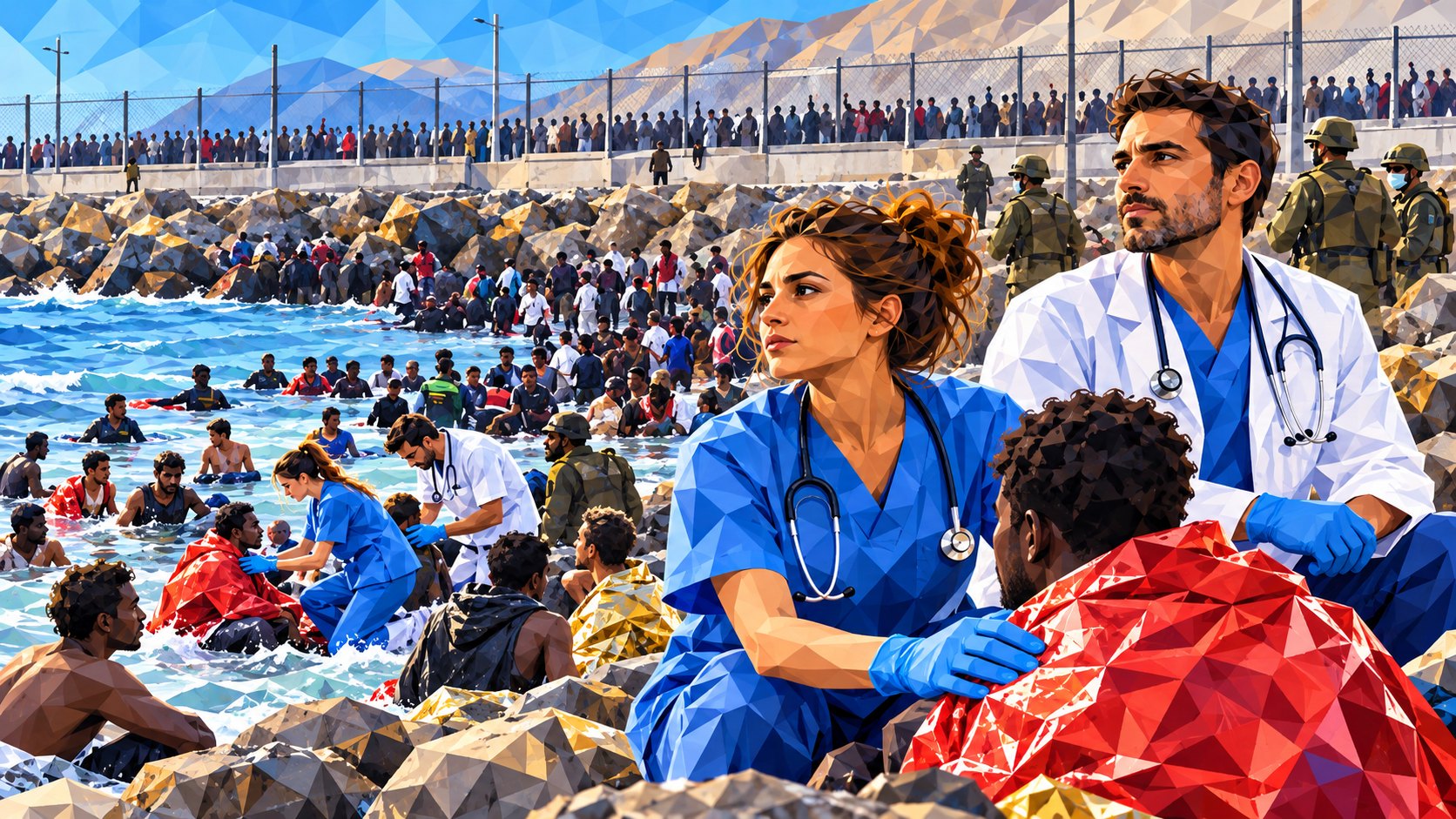 El Instituto de Salud Carlos III investiga el impacto de la crisis migratoria en los profesionales sanitarios de Ceuta