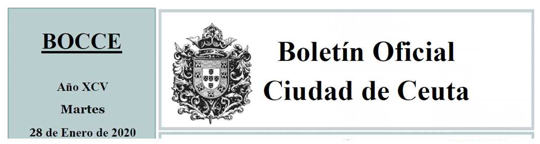 EN EL BOCCE DE LA CIUDAD DE CEUTA HA SIDO PUBLICADO MEDIDAS DE PREVENCIÓN Y CONTENCION COVID19