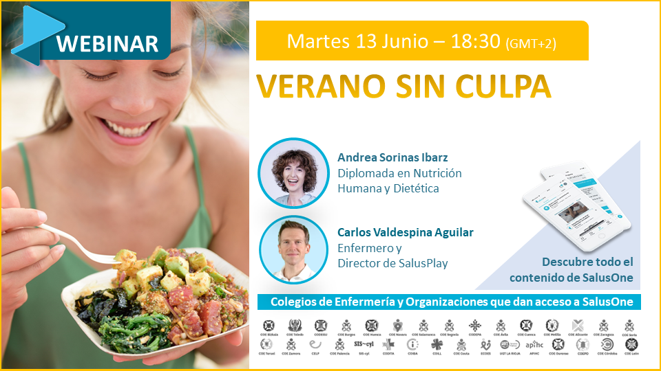 NOVEDADES SALUSONE: "NUEVO CURSO CFC Y UN NUEVO WEBINAR DE ALIMENTACIÓN SALUDABLE"