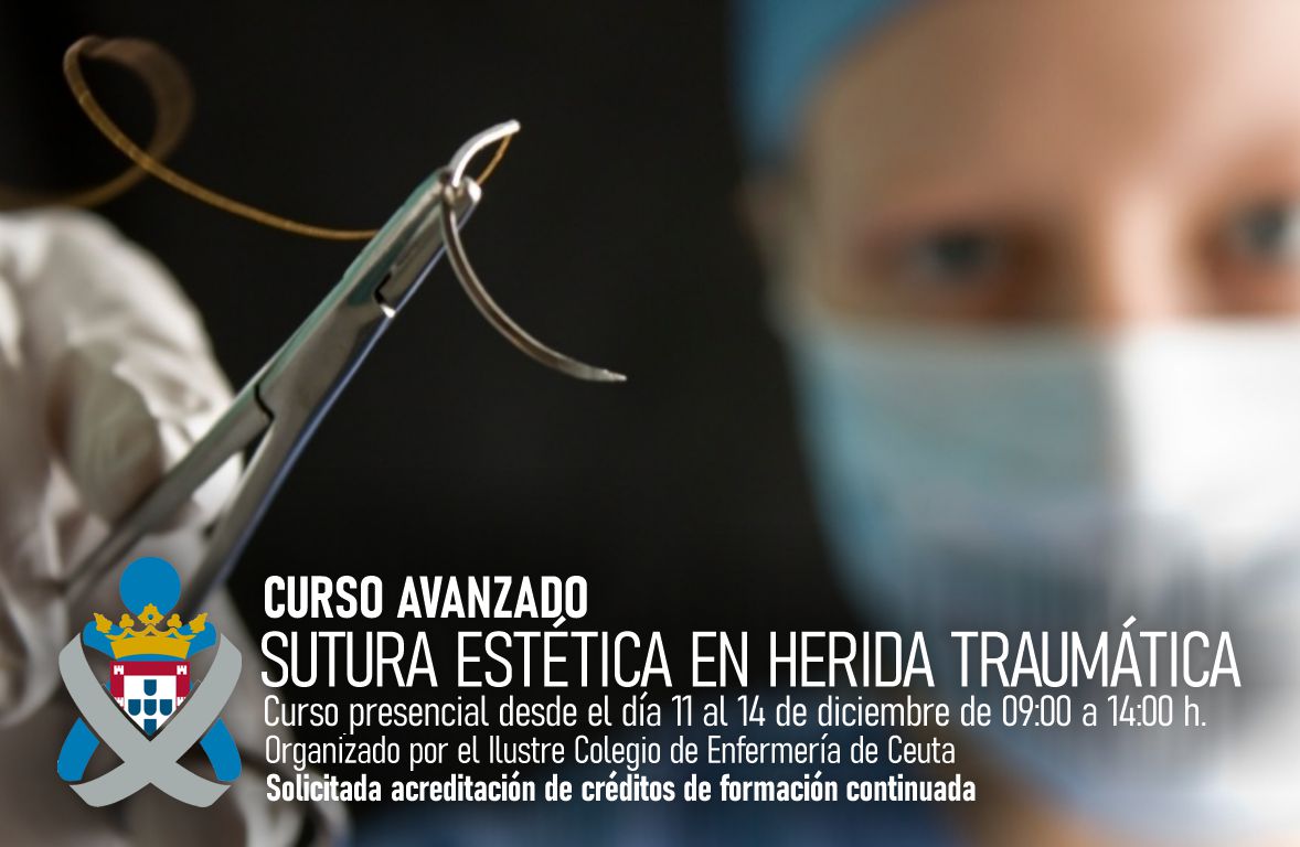 CURSO PRESENCIAL "SUTURA ESTETICA EN HERIDA TRAUMATICA"