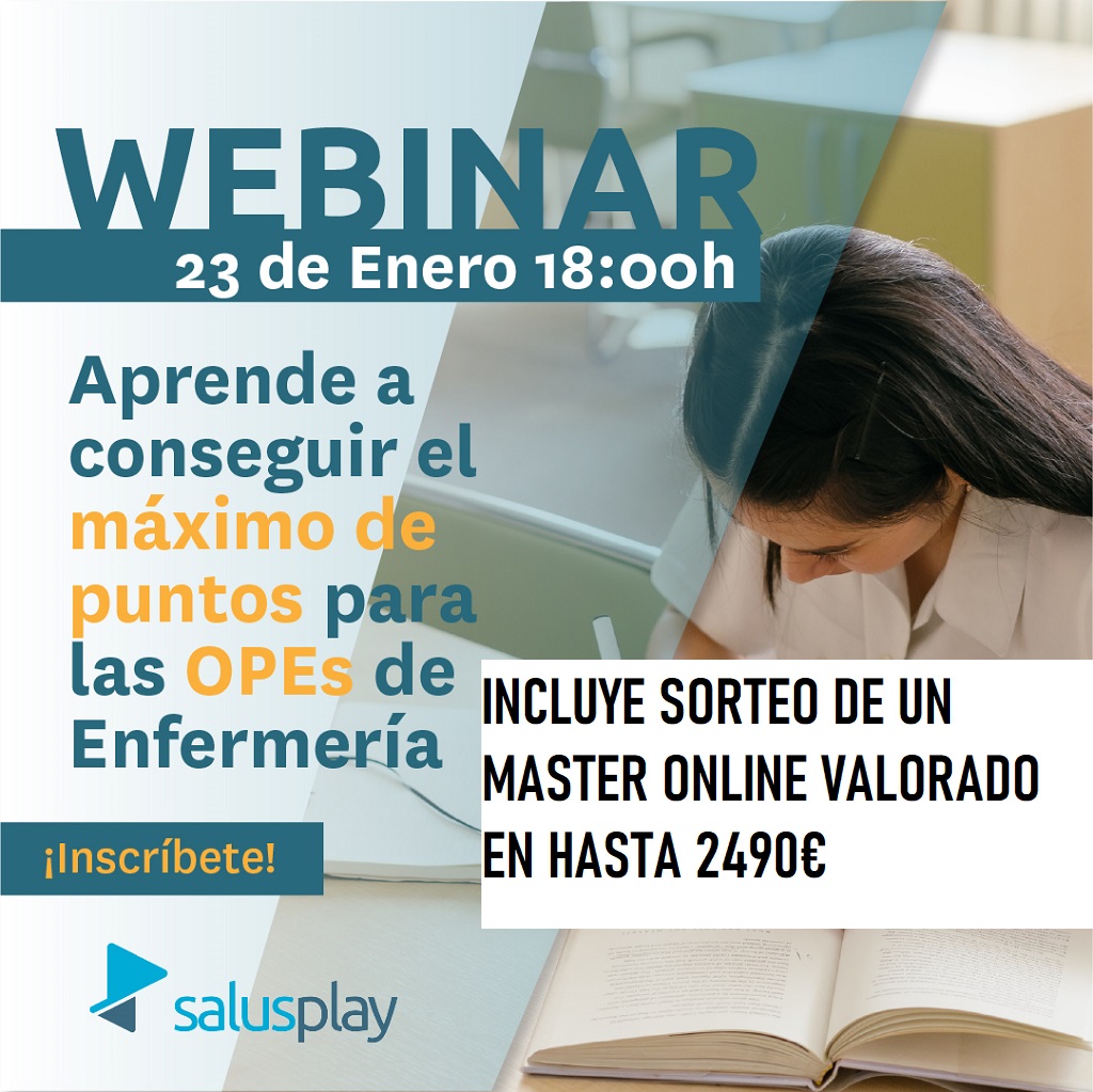 SALUSPLAY HA ORGANIZADO UN WEBINAR EN EL QUE EXPLICAN COMO AUMENTAR LOS MERITOS DE LA PRÓXIMA OPE