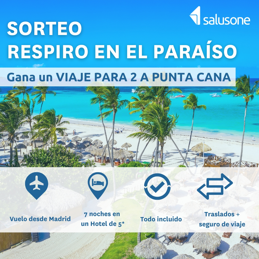 SALUSONE: SORTEO RESPIRO EN EL PARAISO, GANA UN VIAJE PARA DOS A PUNTA CANA
