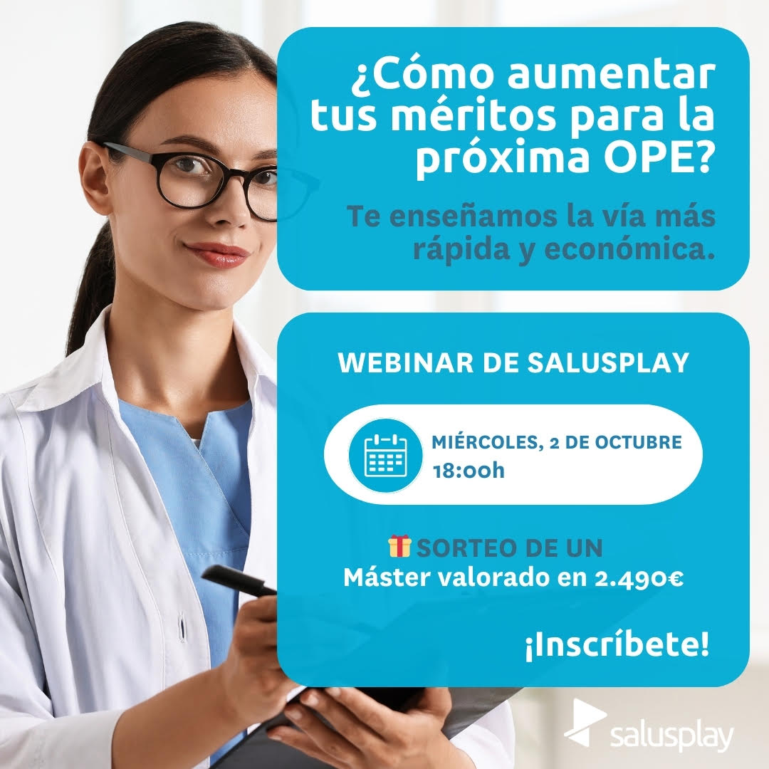 WEBINAR ¿COMO AUMENTAR TUS MERITOS EN LA PROXIMA OPE DE ENFERMERIA?