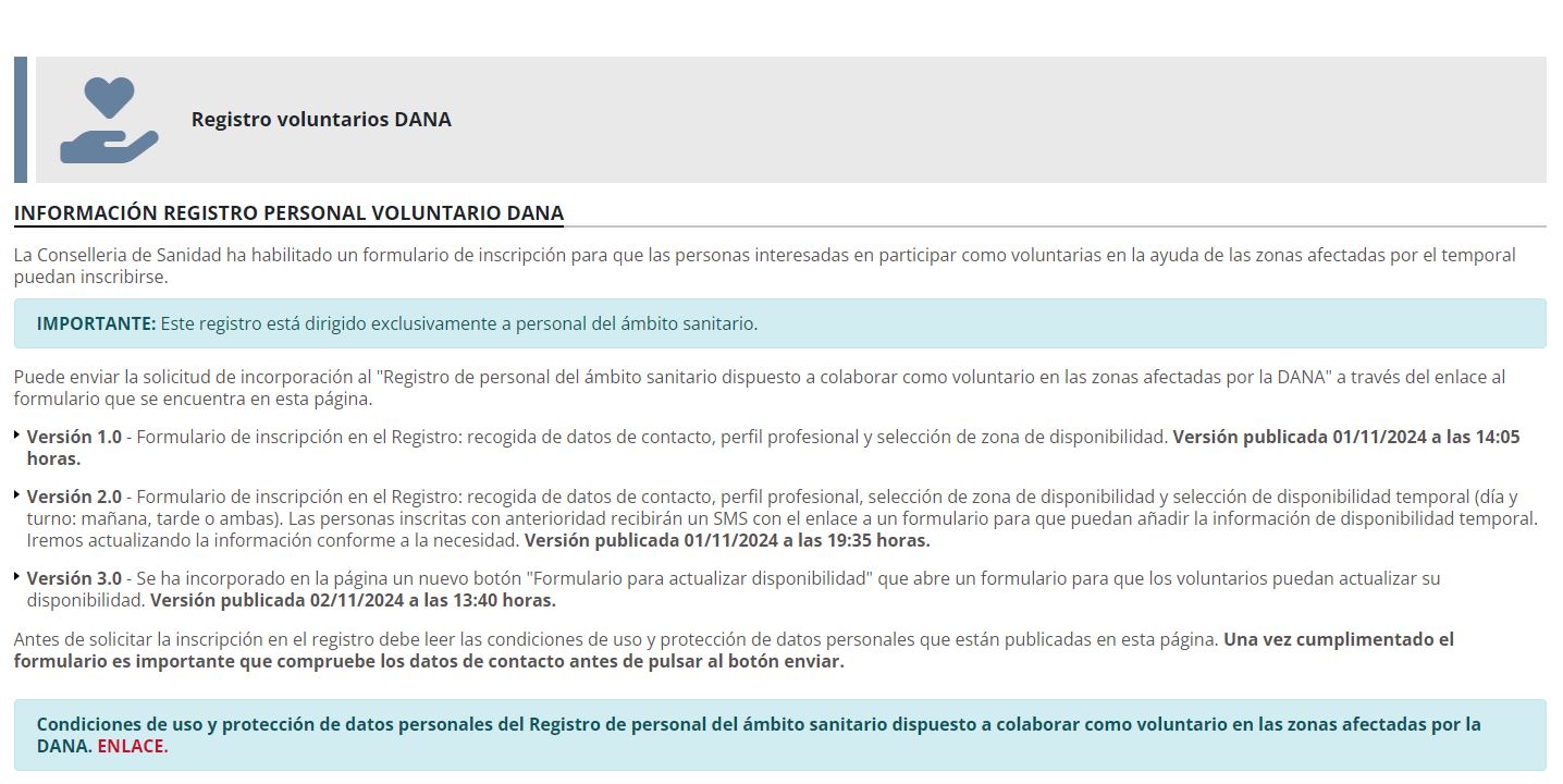 REGISTRO DE VOLUNATRI@S DANA
