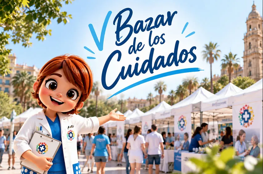 El V Bazar de los Cuidados volverá a convertir Málaga en un gran espacio de salud y prevención
