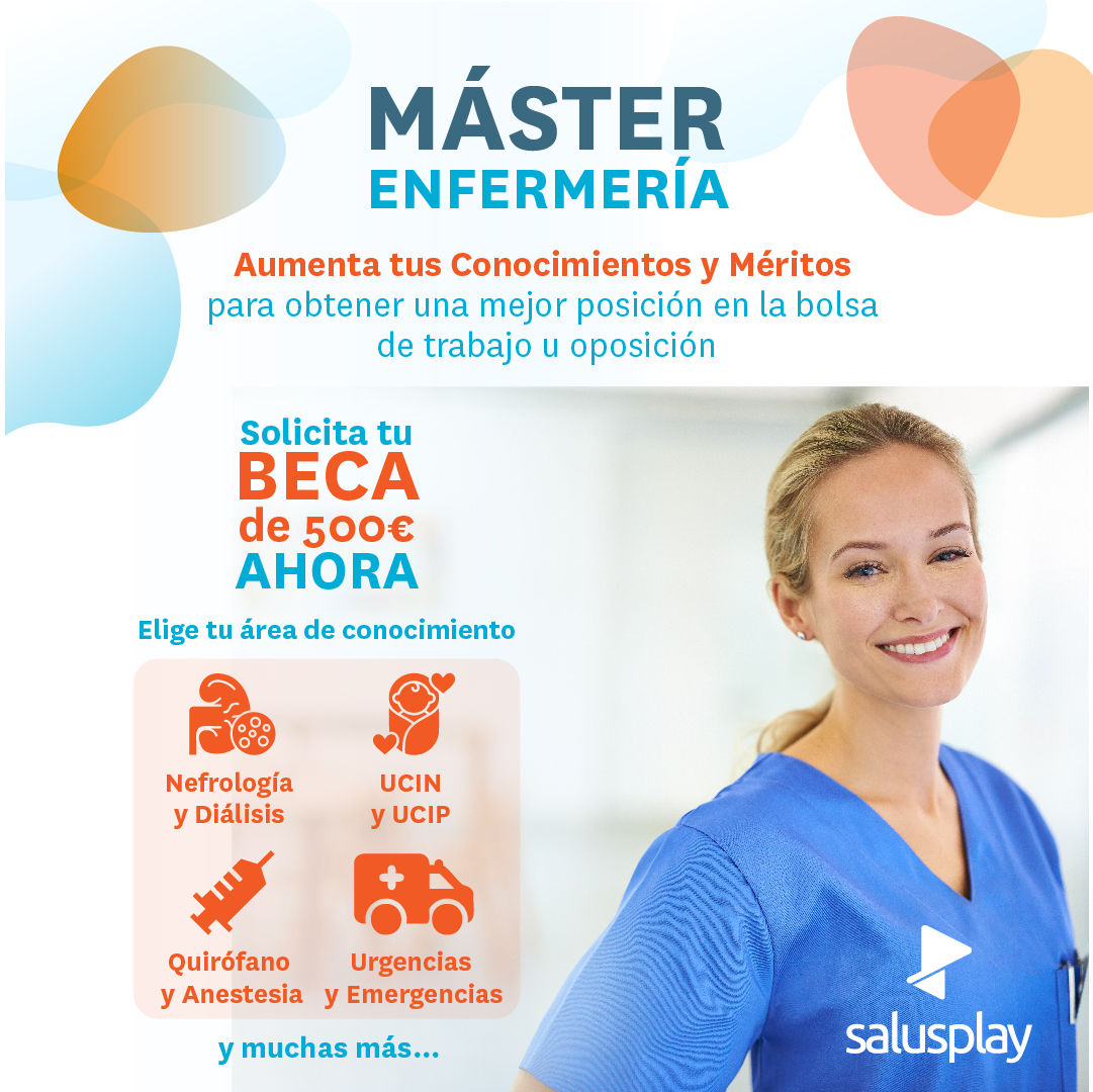 POR SER MIEMBRO DEL COLEGIO DE ENFERMERÍA PUEDES RESERVAR UNA DE LAS 10 BECAS DISPONIBLES DE 500€