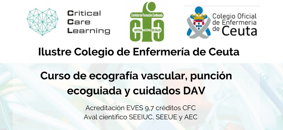 CURSO ECOGRAFIA VASCULAR, PUNCIÓN ECOGUIADA Y CUIDADOS DAV ACREDITADA CON 9,7 CREDITOS CFC POR LA EVES