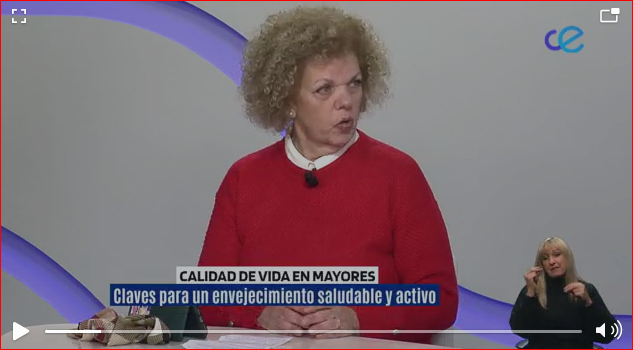 VIVIR SALUDABLE, VIDEO  9,  CLAVES PARA UN ENVEJECIMIENTO SALUDABLE Y ACTIVO