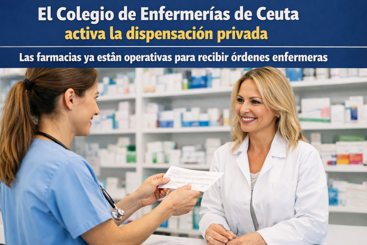 EL COLEGIO DE ENFERMERIA DE CEUTA ACTIVA LA DISPENSACION PRIVADA. LAS FARMACIAS YA ESTAN OPERATIVAS PARA RECIBIR ORDENES ENFERMERAS.