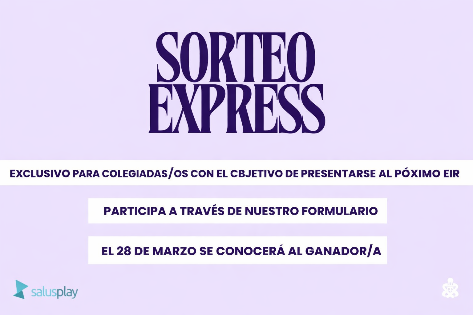 EL COLEGIO DE ENFERMERIA DE CEUTA LANZA UN SORTEO EXPRESS DE UNA BECA PARA PREPARAR EL EIR