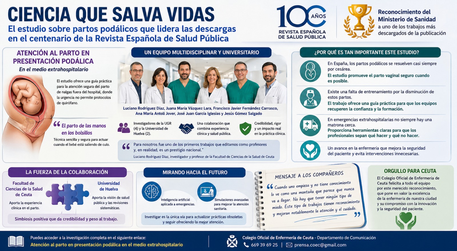 CIENCIA QUE SALVA VIDAS: ESTUDIO SOBRE PARTOS PODÁLICOS