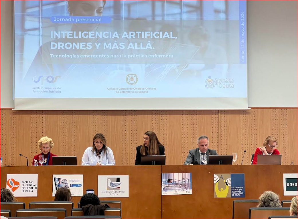LAS ENFERMERAS DE CEUTA LIDERAN LA TRANSFORMACION DIGITAL CON UN MENSAJE UNÁNIME: LA TECNOLOGÍA SUMA, PERO CUIDADO HUMANO ES INSISTITUIBLE.