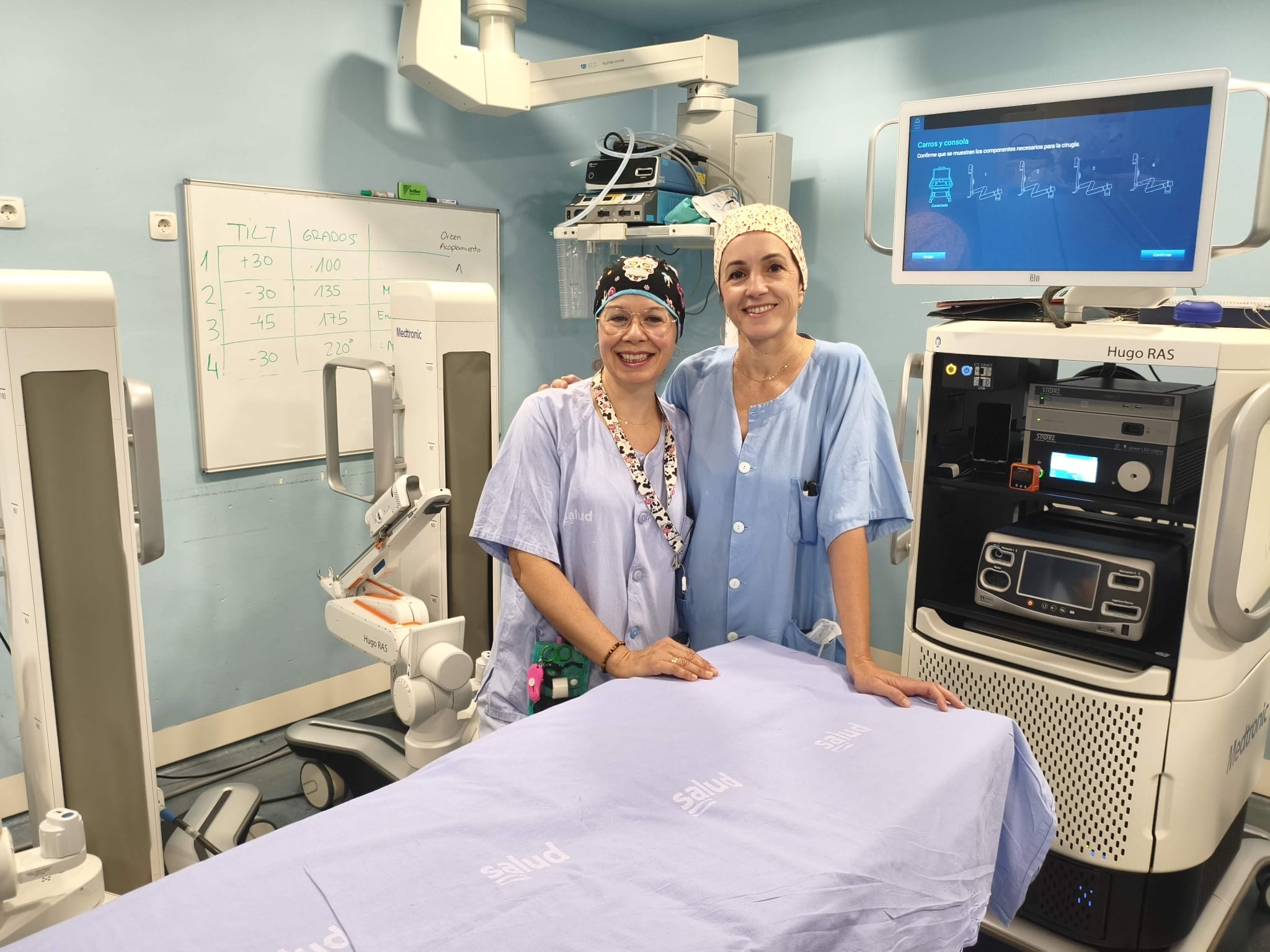 La enfermería detrás de las primeras cirugías robóticas del Hospital Universitario San Jorge de Huesca