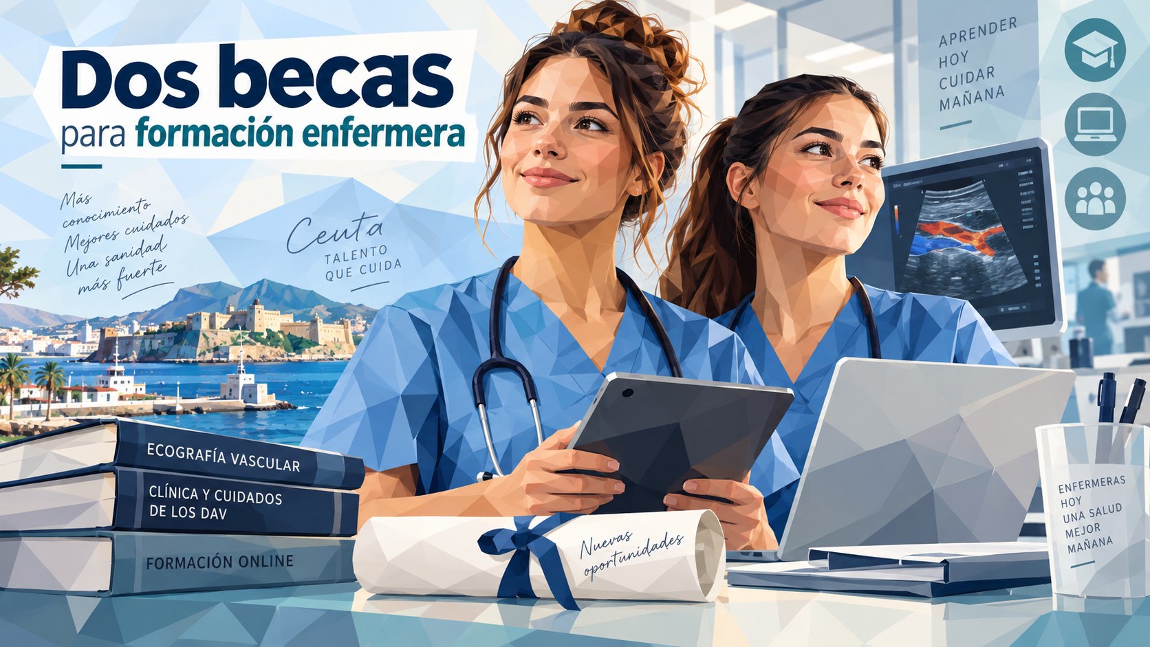 El Colegio de Enfermería de Ceuta adjudica dos becas de formación especializada