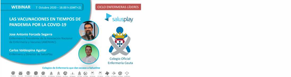 WEBINAR: LAS VACUNACIONES EN TIEMPOS DE PANDEMIA POR LA COVID19
