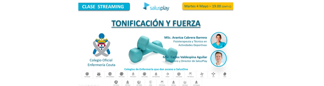 SALUSONE INCLUYE AHORA LA SECCIÓN CUIDATE "UN GIMNASIO VIRTUAL" - 29.04.2021