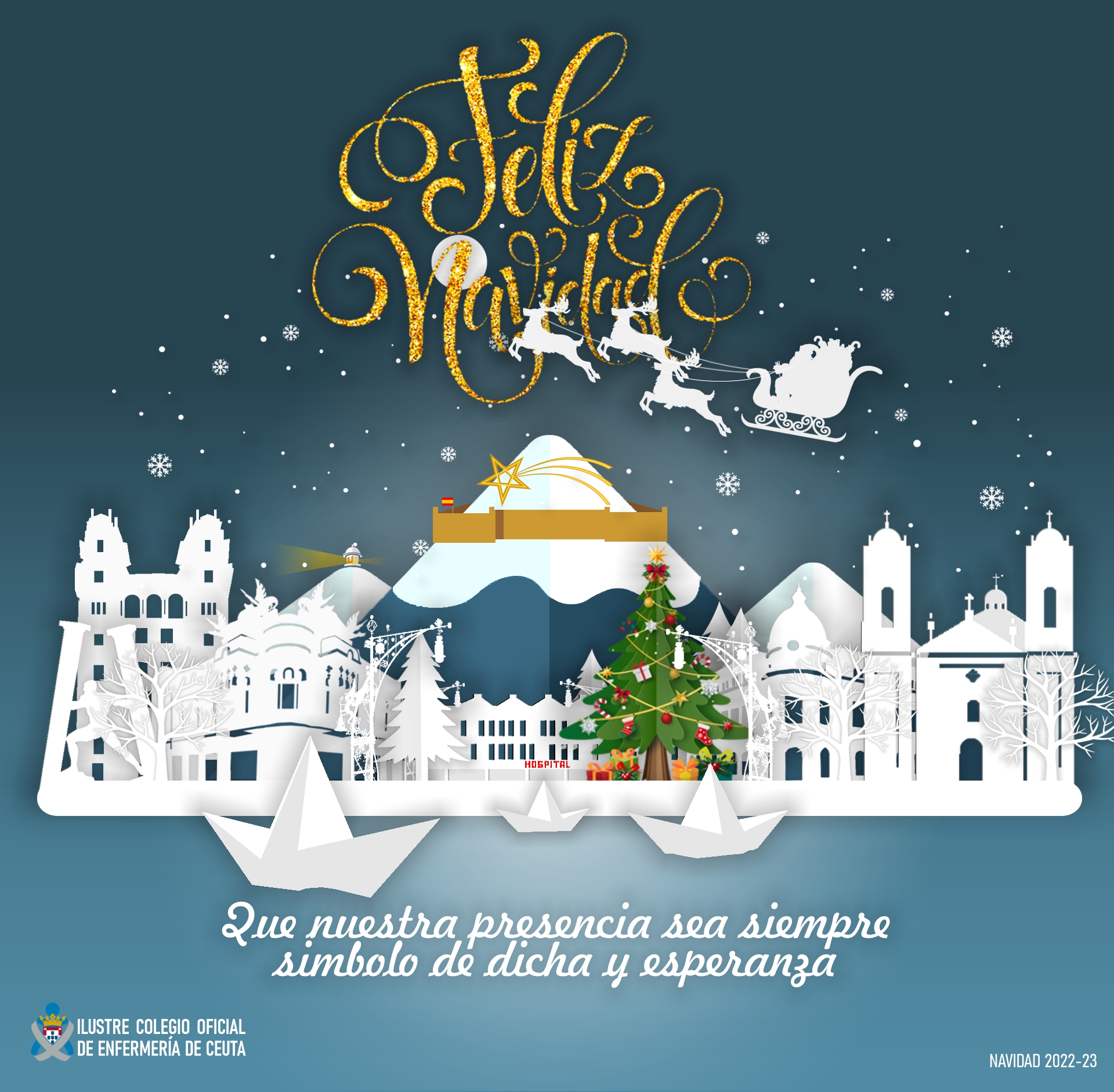 FELIZ NAVIDAD Y PROSPERO AÑO NUEVO