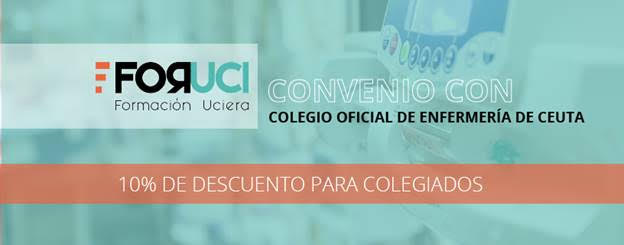 CONVENIO DE FORMACION ENTRE LA EMPRESA FORUCI Y EL ILUSTRE COLEGIO OFICIAL DE ENFERMERIA DE CEUTA