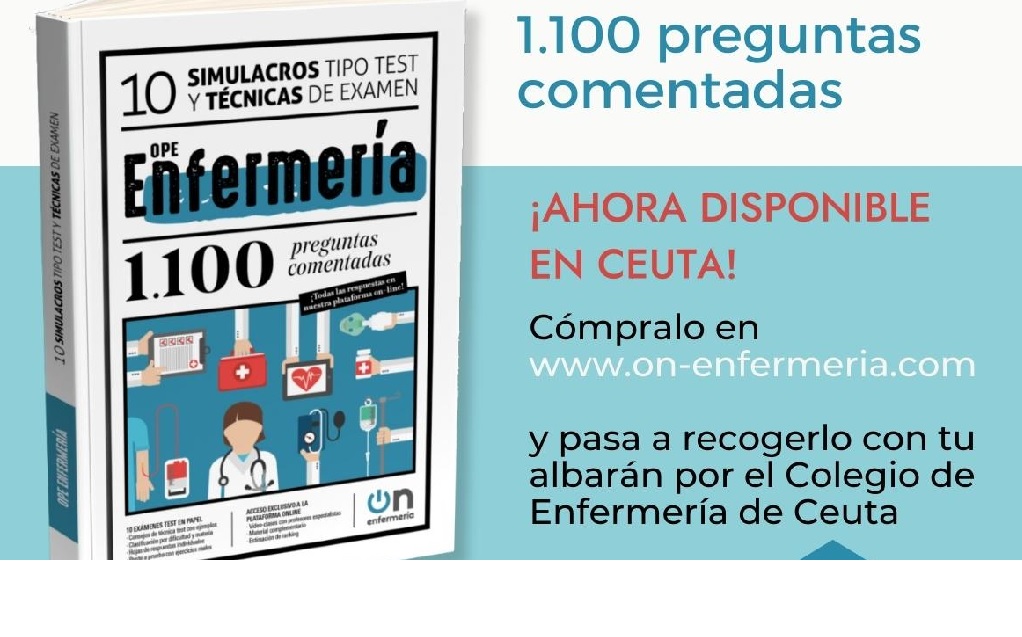 POSIBILIDAD DE ADQUIRIR EN CEUTA EL LIBRO "10 SIMULACROS TIPO TEST Y TÉCNICAS DE EXAMEN"