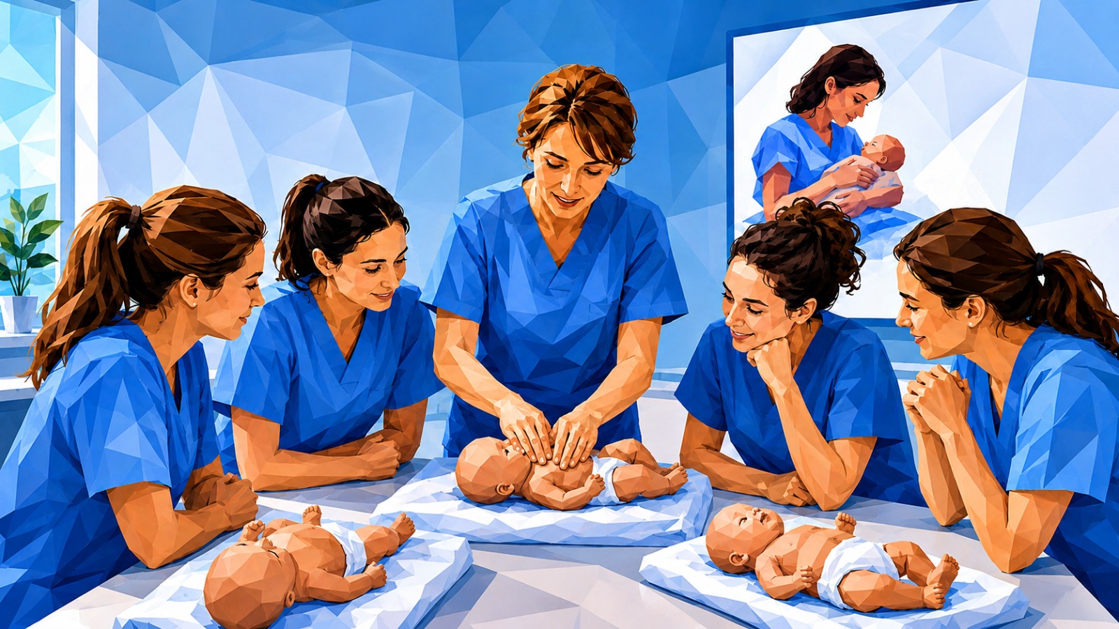El Colegio de Enfermería de Ceuta culmina con éxito la formación de sus matronas en el método ‘Shantala’ para mejorar el bienestar neonatal